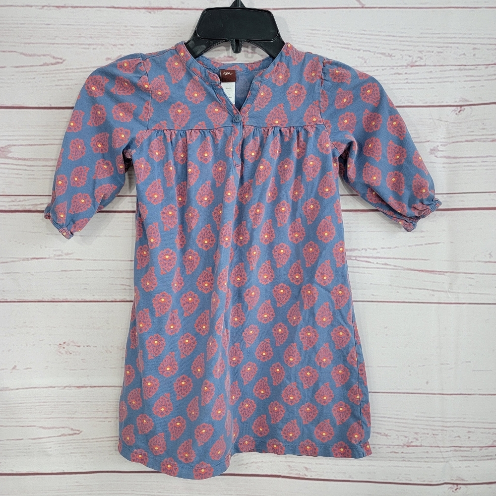 Tea Collection Blue and Pink Kids Casual Dress